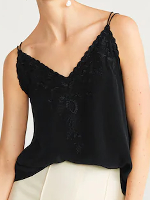Mango Sustainable Embroidered Top